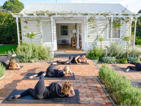 Yoga at Stand Tall Retreats Sinclairs of Berry