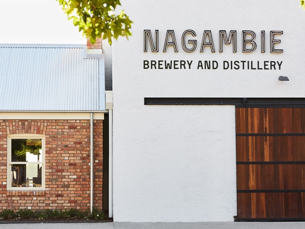 exterior of Nagambie Brewery and Distillery