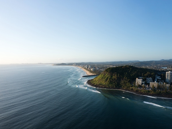 Burleigh Heads in the Gold Coast
