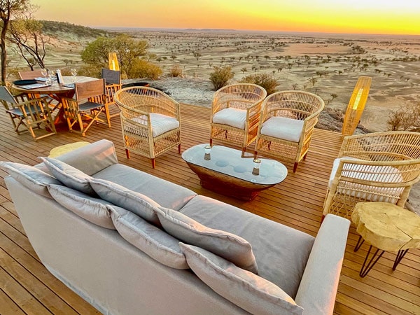 cosy seats in Rangelands Outback Camp