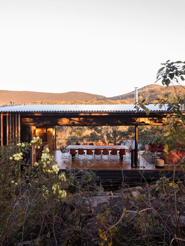 exterior of Three Capes Lodges