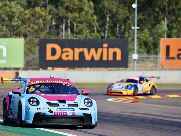Cars driving at The Betr Darwin Triple Crown