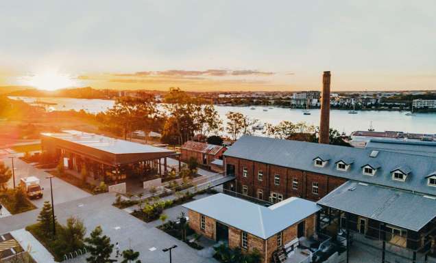 an overhead shot of Rivermakers Heritage Quarter