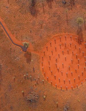 an aerial view of Kings Canyon