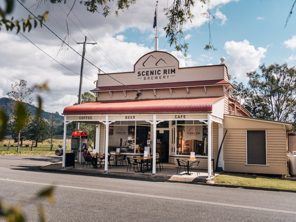 the exterior of Scenic Rim Brewery