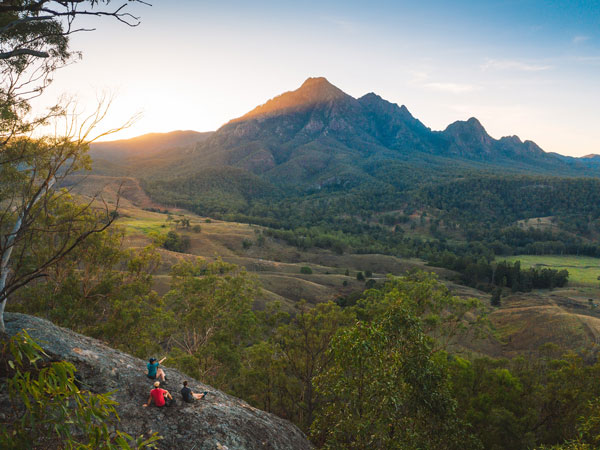 Mt Barney in the Scenic Rim