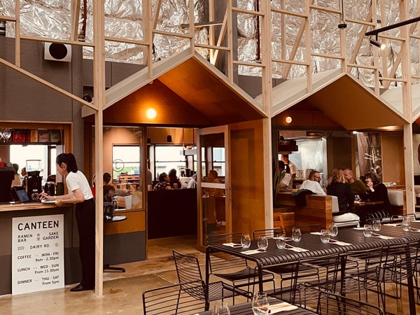 dining interior at Outside Canteen, Dairy Road