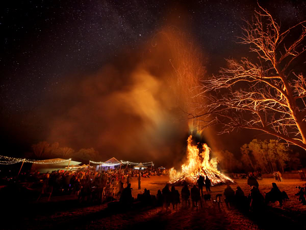 Burning of the Barrel at Glandore Wines, Hunter Valley, NSW