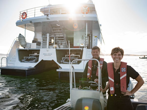 On Board expedition vessel Odalisque, TAS