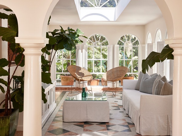 the living room interior at Raes On Wategos