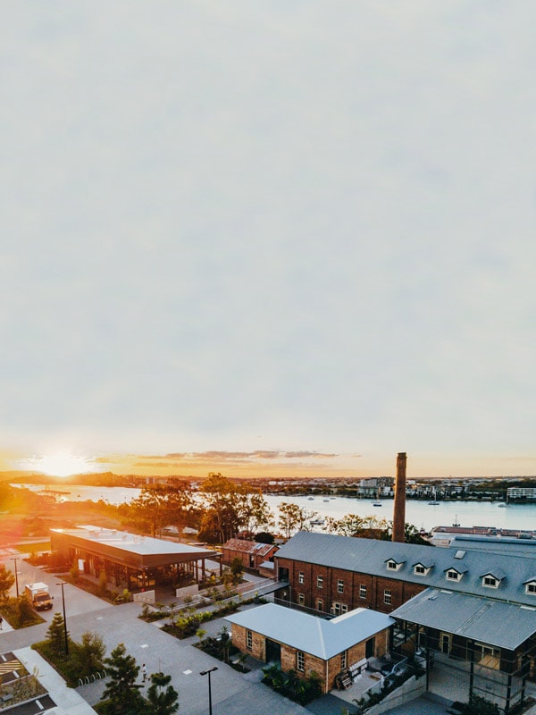 an overhead shot of Rivermakers Heritage Quarter
