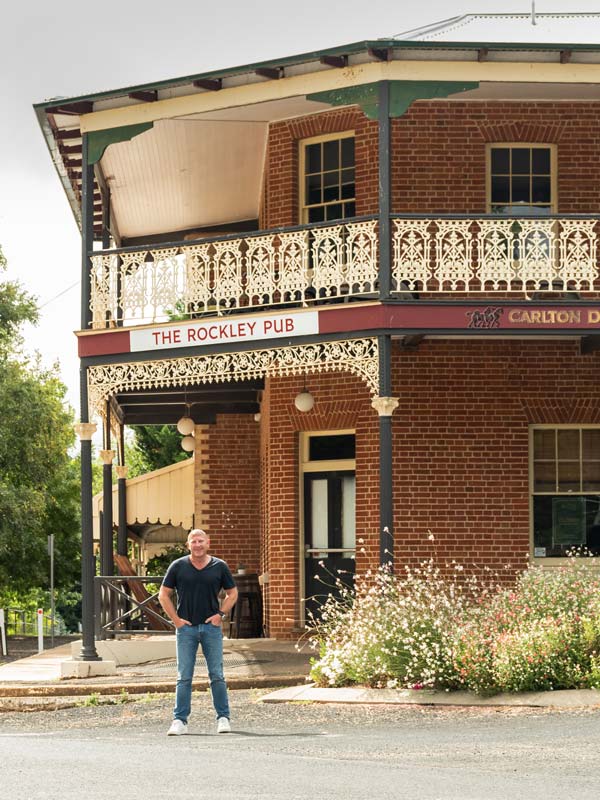 a photo of chef and restaurateur Matt Moran at Rockley Pub