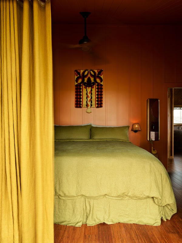 Bedroom interior at The Sun Ranch