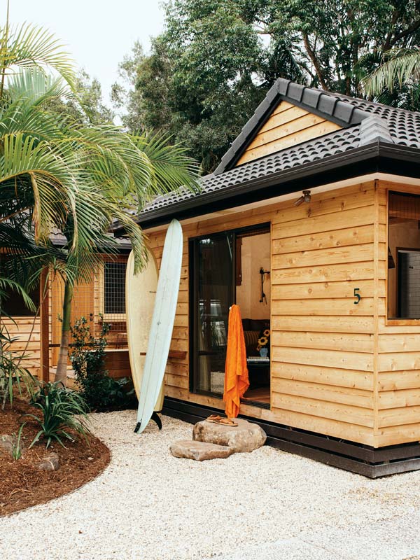 a bungalow-type stay at The Sunseeker, Byron Bay
