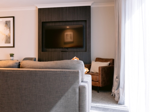 the living room interior at Wagga RSL Motel