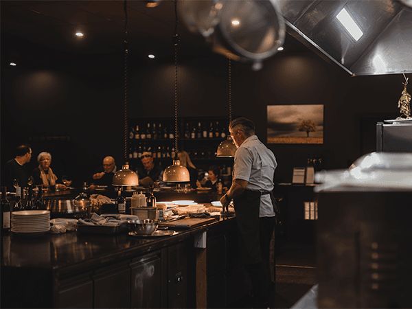 The kitchen at Elementary Dining in Mount Gambier