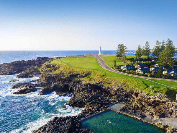 a scenic view of the Kiama blowhole