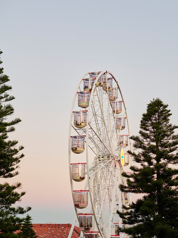 The Bondi Vista Ferris Wheel for Bondi Festival in Sydney