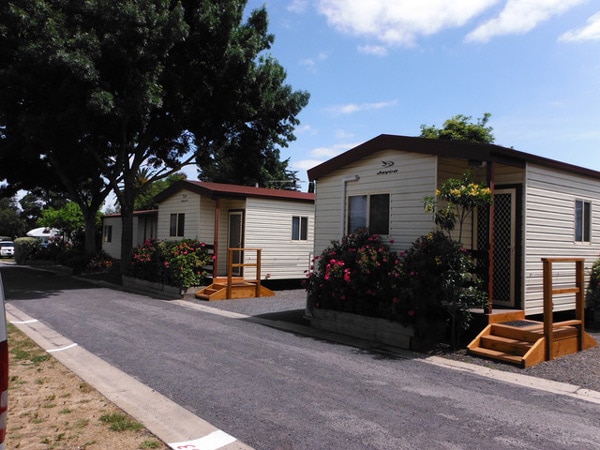 cabins at Central Caravan Park