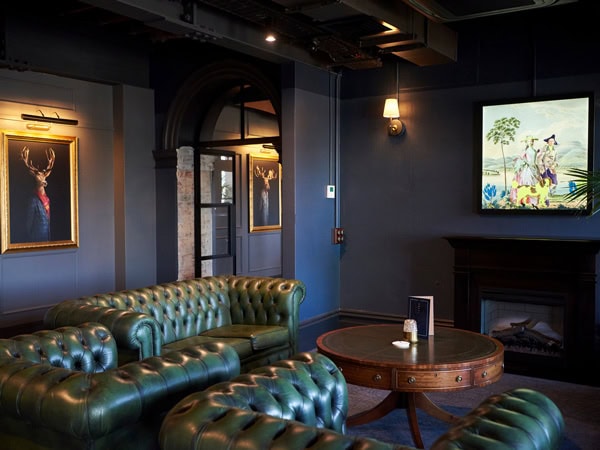 vintage seats inside The Royal, Perth, WA