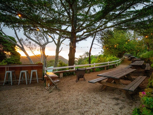the al fresco spot at The Scenic Hotel, Norton Summit, SA