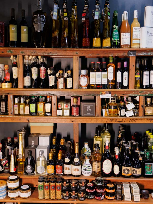 a wide variety of beverage display at Golosi Food Emporium