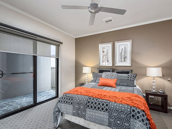 the bedroom interior of Mount Gambier Apartments MG Delux