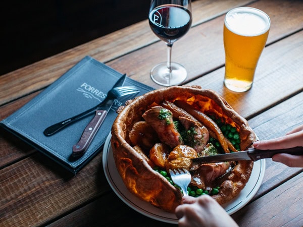 the Big Yorkie food and drinks at Forrester’s, Surry Hills, Sydney, NSW