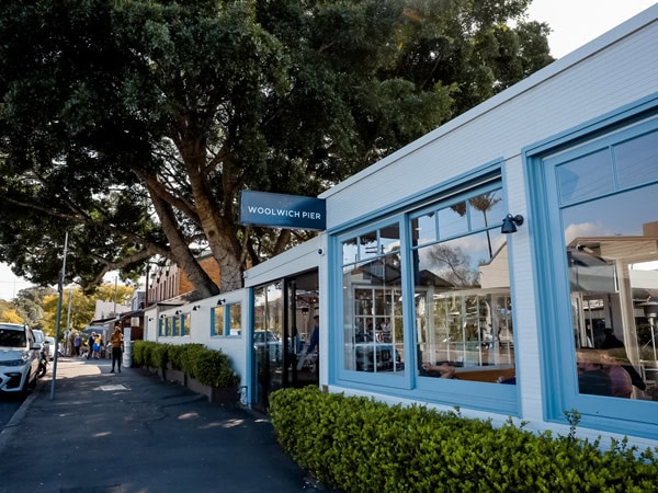 the pub exterior of Woolwich Pier, Woolwich, Sydney, NSW