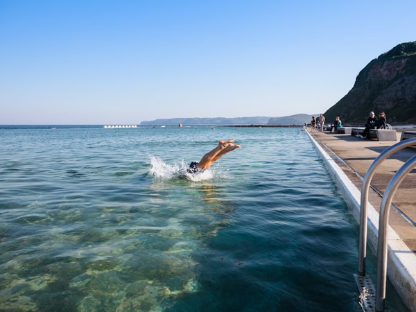 Merewether Ocean Baths in Newcastle, NSW