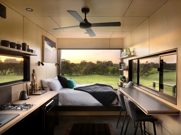 Heyscape’s premium off grid cabin in Yallingup, WA