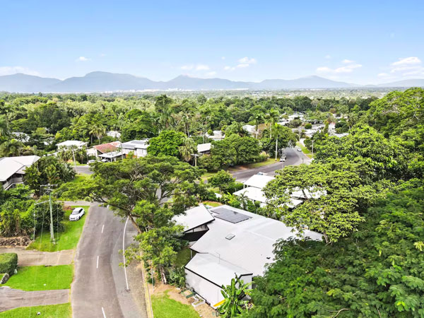 an aerial view of Maison Daintree, Airbnb Cairns
