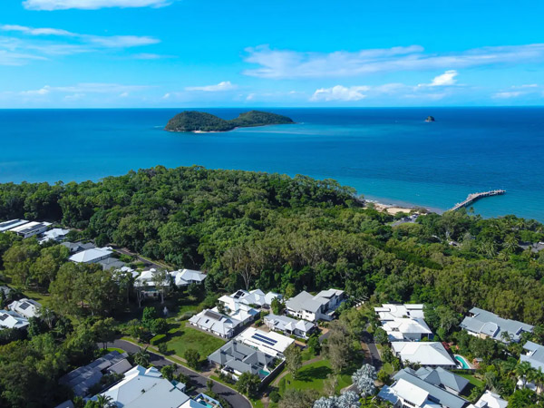 an aerial view of Pura Vida, Airbnb Cairns