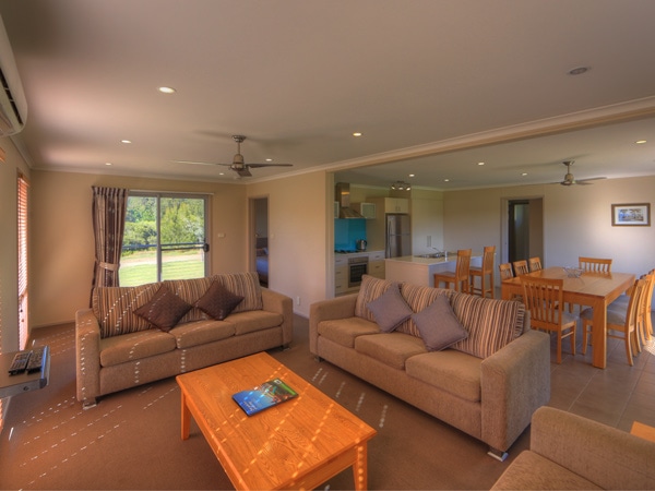 a suite interior at BIG4 Nelligen Holiday Park