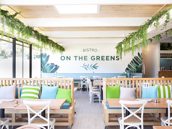 the restaurant interior of Bistro On The Greens, South Coogee