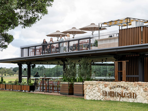 the exterior of Centennial Homestead, Sydney
