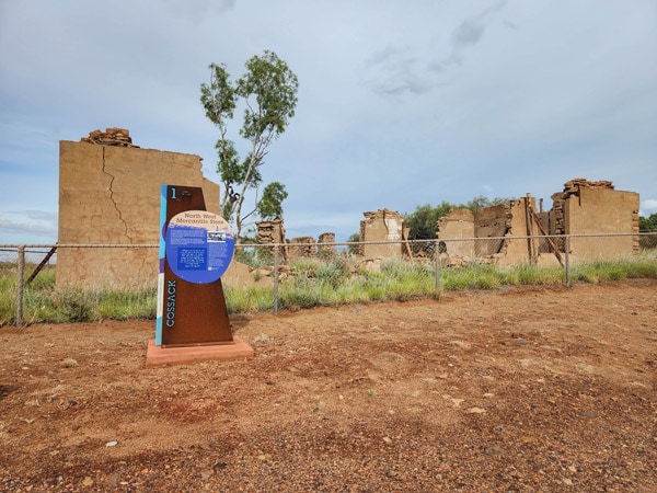 the ghost town of Cossack, WA