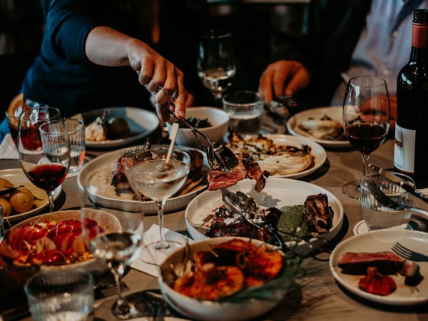 Dinner at rowlee Wines for the Orange Region Fire Festival in NSW