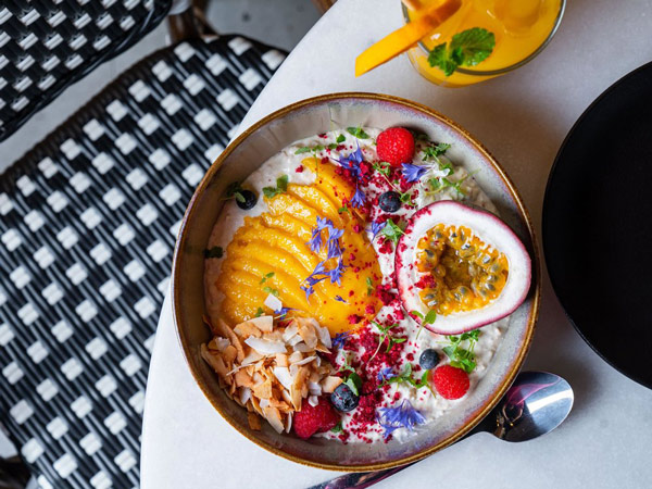 an acai bowl at Garcon