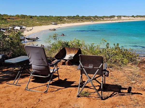 foldable camping chairs at Gnylmarung Retreat