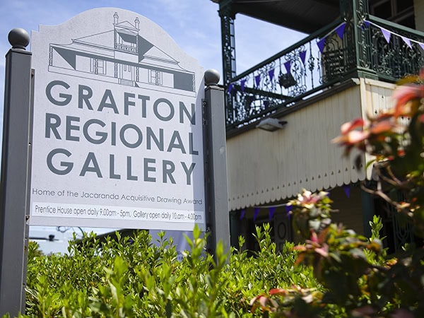 Signage at the Grafton Regional Gallery.