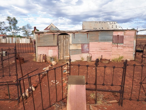 an abandoned home in Gwalia, WA