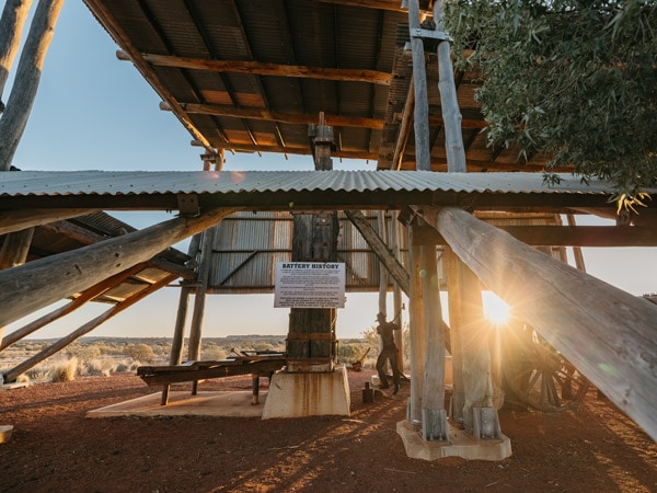 an old mining site at Gwalia, WA