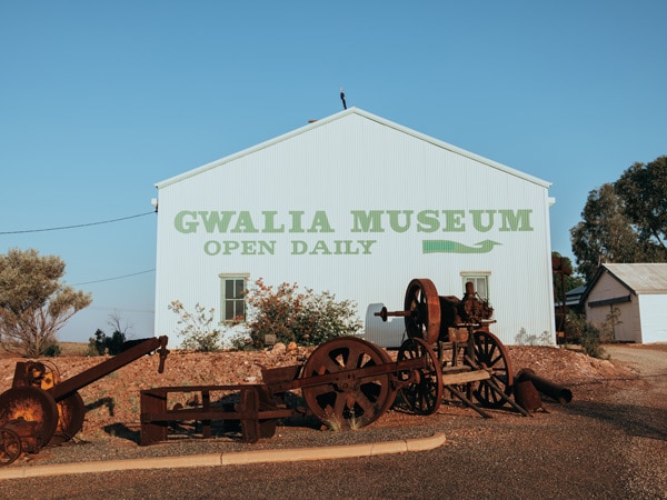 the property exterior of Gwalia Museum, WA