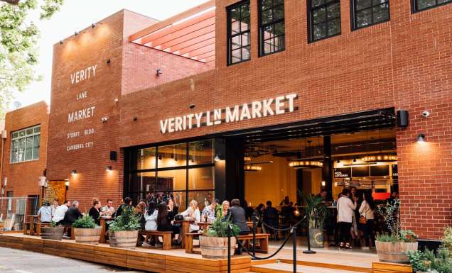 Verity Lane Market in Canberra