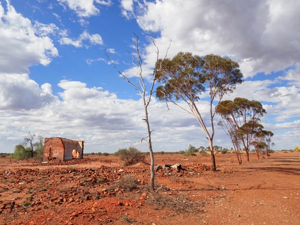 a deserted landscape in Kookynie, WA