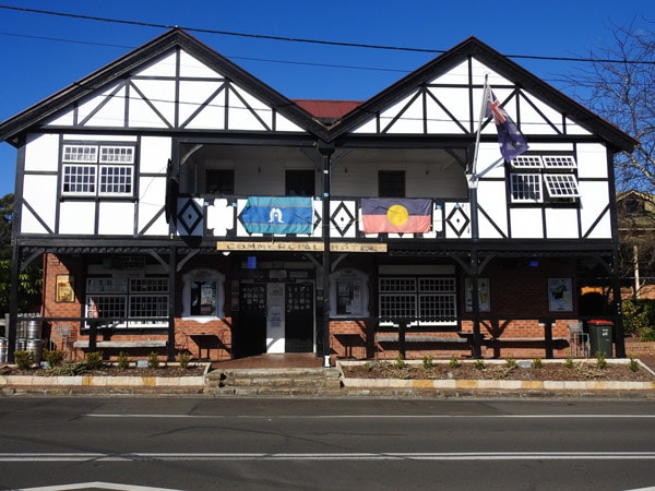 the front of The Historic Jamberoo Pub