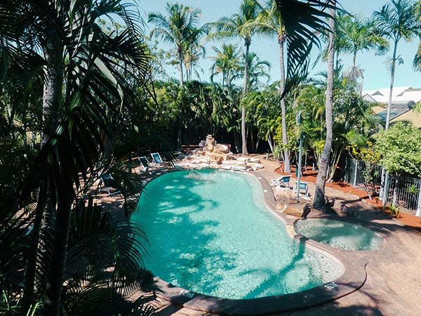 pool at Roebuck Bay Hotel in broome