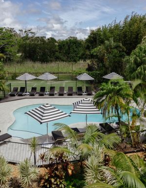 the pool at The Lord Byron