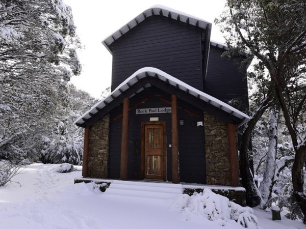 the exterior of Rockpool Lodge in Thredbo